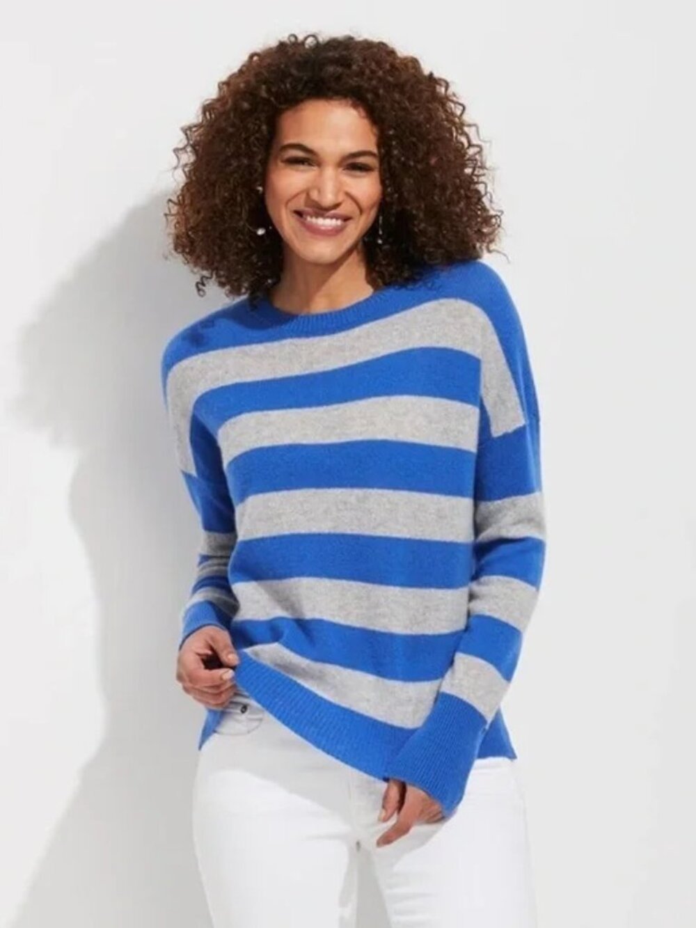 Vineyard Vines NWOT Cove 100% Cashmere Rugby Crew Sweater Marlin Size S